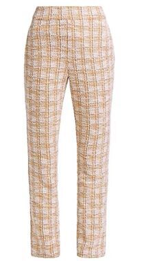 Maude Apatow Toccin Tweed Straight Claire Cigarette Houndstooth Pant  10 NWT